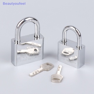 [Beautyoufeel] กุญแจล็อคลิ้นชัก กระเป๋าเดินทาง สเตนเลส ขนาดเล็ก แข็งแรง กันขโมย พร้อมกุญแจ