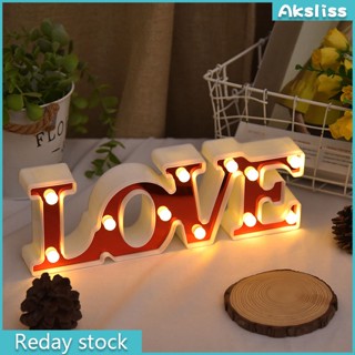 Aks โคมไฟกลางคืน Led รูปหัวใจ สําหรับตกแต่งงานแต่งงาน ปาร์ตี้วาเลนไทน์