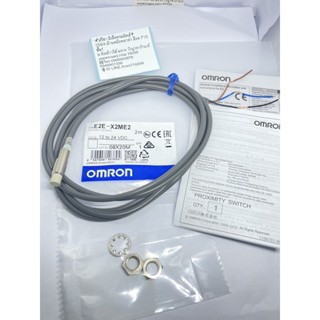 งานแท้ E2E-X2ME2 2M - OMRON - Inductive proximity sensor - Ø8, Non-Flush, 2mm Sn, NPN-NC, 12 - 24VDC