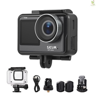 Sjcam SJ11Active กล้องแอคชั่น ขนาดเล็ก แบบพกพา 4K Ultra HD 20MP กันน้ํา กันสั่น กล้อง Sc คู่ -8.9