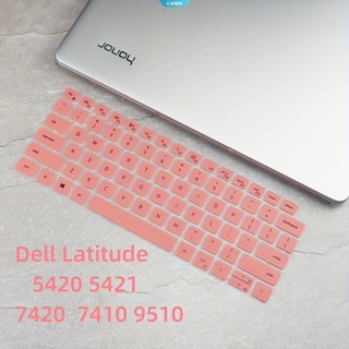 แผ่นซิลิโคนครอบแป้นพิมพ์ กันน้ํา กันฝุ่น 14 นิ้ว สําหรับแล็ปท็อป Dell Latitude 5420 5421 7420 7410 9510