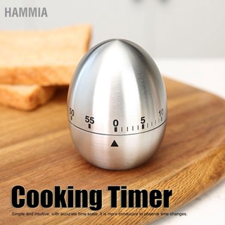 HAMMIA เครื่องมือจับเวลาทำอาหารในครัว Stainless Steel Mechanical Timer Reminder Time Management Tools