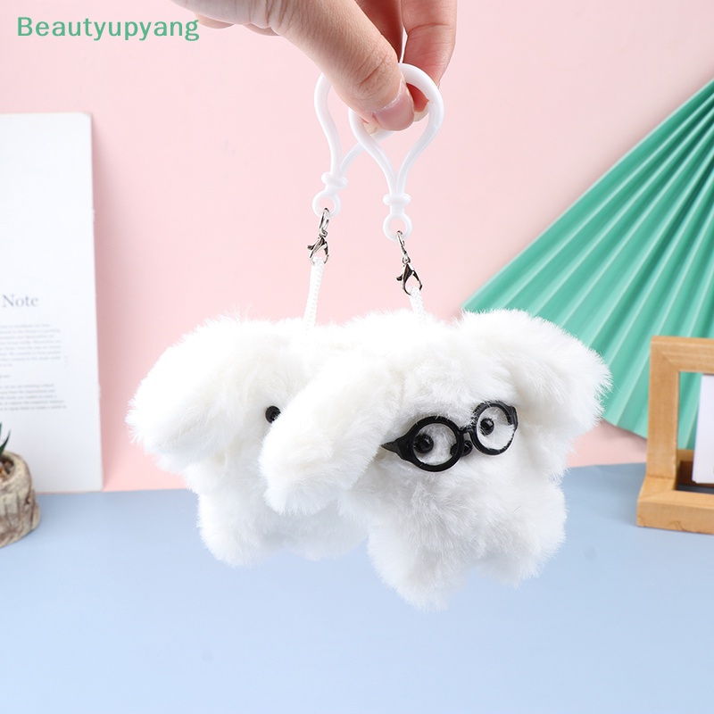 beautyupyang-พวงกุญแจตุ๊กตาสุนัขหูใหญ่-ตุ๊กตาการ์ตูน-แว่นตา-สุนัข-จี้-ตุ๊กตายัดไส้-พวงกุญแจ-กระเป๋าเป้สะพายหลัง-รถ-กระเป๋า-พวงกุญแจ-ตกแต่ง-ของขวัญเด็ก