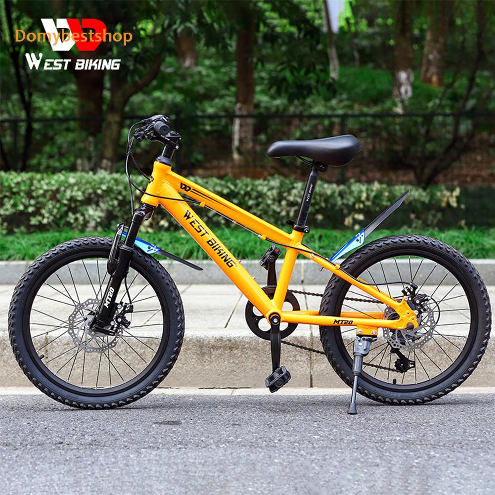 domybestshop-th-west-biking-บังโคลนหน้า-หลัง-อะลูมิเนียมอัลลอย-สําหรับรถจักรยาน-14-20-นิ้ว