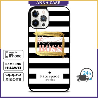 เคสโทรศัพท์มือถือ ลาย KateSpade Girl สําหรับ iPhone 14 Pro Max 13 Pro Max Samsung Galaxy Note10+ S21Ultra
