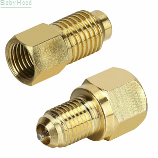 【Big Discounts】2x R12 To R134a R134a To R12 Adapter 1/4 Female Flare 1/2 Acme Male Valve Kits#BBHOOD