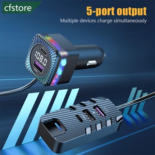 Cfstore CS11 อะแดปเตอร์ชาร์จในรถยนต์ บลูทูธ USB Type C PD QC3.0 C4D3