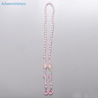 Adhyu สายโซ่คล้องโทรศัพท์ ลายดอกไม้น่ารัก แฟชั่น อุปกรณ์เสริม สําหรับห้อยกระเป๋า