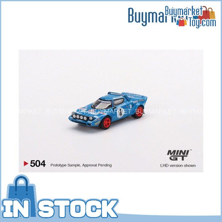 authentic-mini-gt-1-64-504-lancia-stratos-hf-1979-rally-montecarlo-ผู้ชนะ-4-รถรุ่น