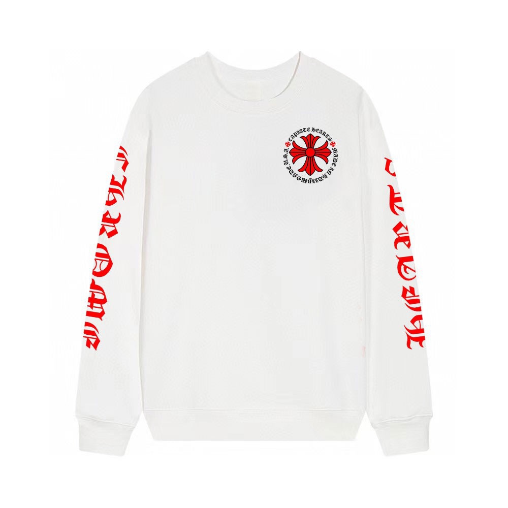 chwq-chrome-hearts-2023-autumn-and-winter-new-black-and-red-with-printed-sleeves-red-logo-printed-collar-chain-bottom-t-men-and-womens-same-style