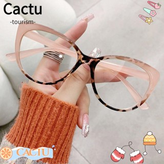 Cactu แว่นตา ทรงกลม ป้องกันแสงสีฟ้า น้ําหนักเบา แบบพกพา สําหรับคอมพิวเตอร์ สํานักงาน