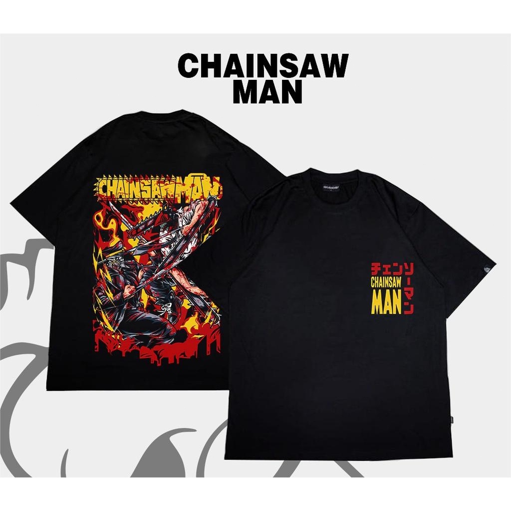 สินค้าเฉพาะจุด-chainsaw-man-อนิเมะปีศาจ-เสื้อผู้ชาย-เสื้อยืด-original-unisex