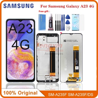 หน้าจอสัมผัส LCD 6.6 นิ้ว สําหรับ Samsung Galaxy A23 A235M A235F Samsung SM-A235F DS