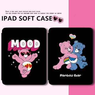เคสนิ่ม ลายหมี พร้อมช่องใส่ดินสอ สําหรับ iPad Gen10 7 8 9 Air4 Air5 Pro11 นิ้ว Pro12.9 นิ้ว 2022 mini6