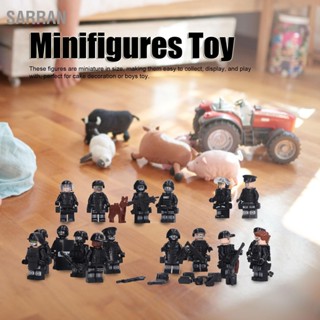 SARRAN 18 ชิ้น Minifigures ของเล่นพลาสติกคนการกระทำทหารตัวเลขคอลเลกชันเด็กก่อนการศึกษาของเล่น