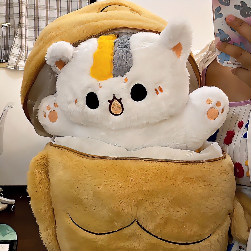 หมอนตุ๊กตาแมว-tik-tok-taiyaki-ขนาด-82-ซม-ของเล่นสร้างสรรค์-ของขวัญวันเกิด-วันวาเลนไทน์