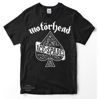 💥เสื้อยืดประชาธิปไตย💥 2023 T-shirt Hot Sale-เสื้อยืด พิมพ์ลาย Motorhead ACE OF SPADES พรีเมี่ยม สําหรับผู้ชาย【S-5XL】
