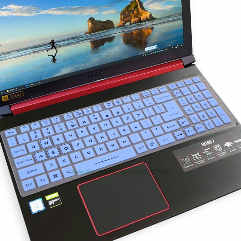 สําหรับ-acer-nitro-7-an715-51-an715-51g-an-715-51-an715-series-56yw-17-amp-quot-แผ่นซิลิโคนครอบคีย์บอร์ดแล็ปท็อป-ขนาด-17-3-นิ้ว