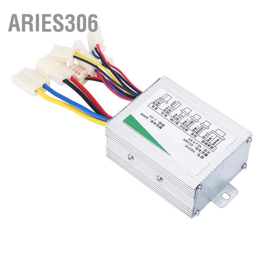 aries306-กล่องควบคุมแปรงมอเตอร์-48v-500w-สำหรับจักรยานไฟฟ้าสกู๊ตเตอร์-e-จักรยาน