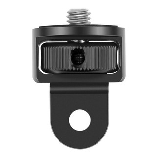 1/4 นิ้ว 360 องศา Black Black อะแดปเตอร์ขาตั้งกล้องอลูมิเนียม for GoPro / SJCAM / Xiaomi / Insta360 / action camera