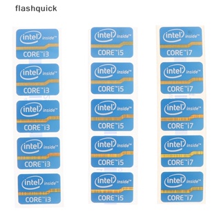 Flashquick Ultrabook สติกเกอร์ฉลากโลโก้ ประสิทธิภาพสูง สําหรับแล็ปท็อป Intel Core i3 i5 i7 Nice