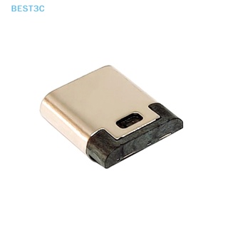 Best3c ขายดี แจ็คเชื่อมต่อ Type-C 3.1 USB Type-C 2Pin ตัวเมีย สําหรับชาร์จโทรศัพท์มือถือ 5 ชิ้น