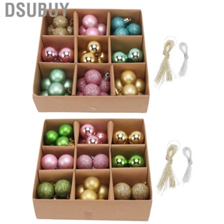 Dsubuy Christmas Ball Ornaments  Tree Balls Shatter Resistant Hook 54 Pcs for Party