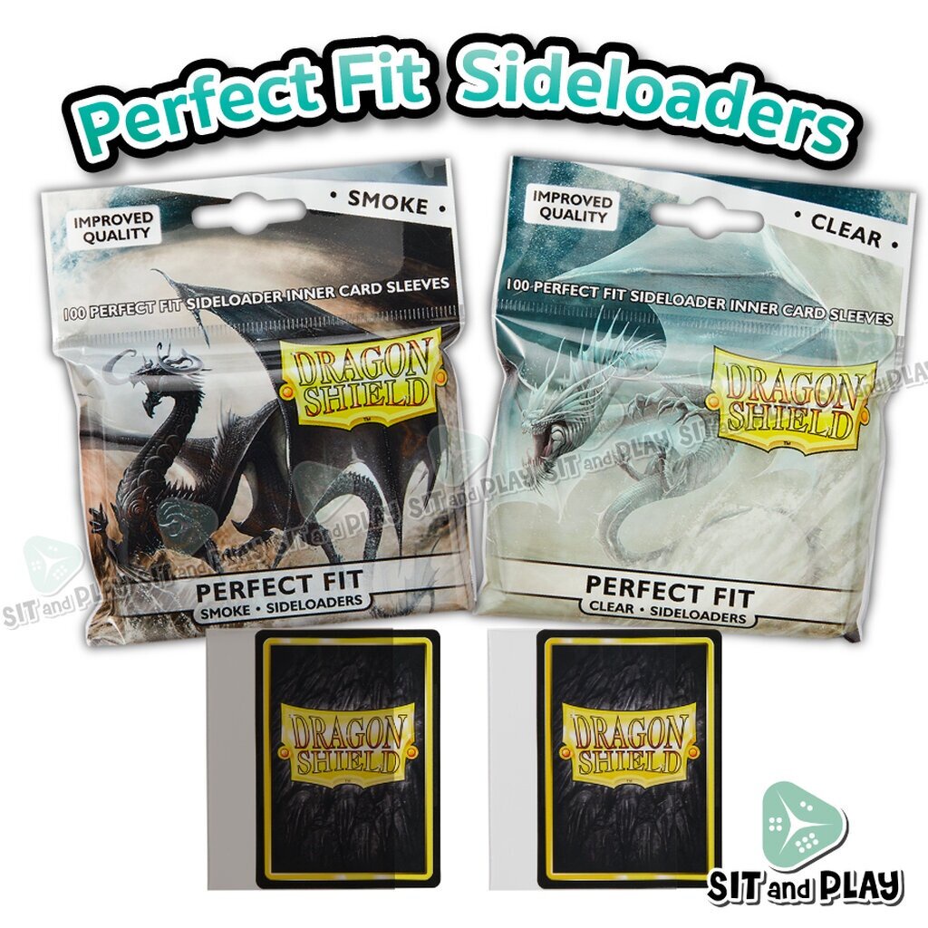 Dragon Shield Perfect Fit Sideloader Inner Card Sleeves ( Clear