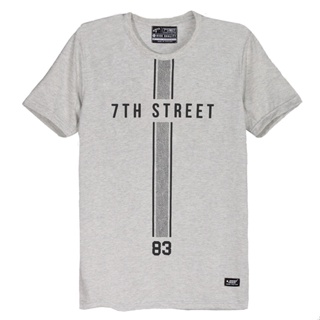 พร้อมส่ง ผ้าฝ้ายบริสุทธิ์ 7th Street เสื้อยืด รุ่น AML103 T-shirt