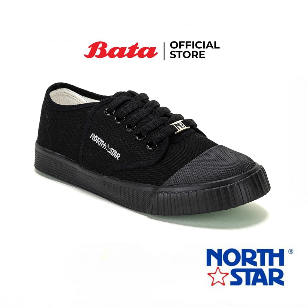 ฺbata-บาจา-by-north-star-รองเท้านักเรียน-รองเท้าผ้าใบนักเรียน-แบบผูกเชือก-สำหรับเด็กผู้ชาย-รุ่น-north-star