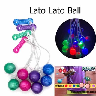 LATO LATO LATTO LATTO Nostalgia ของเล่น เรืองแสงในที่มืด สําหรับเด็กนักเรียน ของเล่นปริศนา VIRAL LATO-LATO LED 3.5 ซม. สําหรับเด็ก