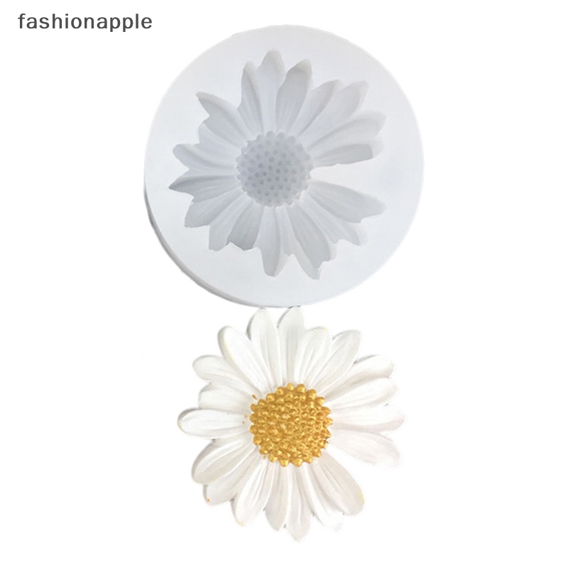 fashionapple-แม่พิมพ์ซิลิโคน-รูปดอกคาโมมายล์-ดอกเดซี่-อีพ็อกซี่-แฮนด์เมด-สําหรับทําสบู่-ลูกอม-ไอซิ่ง-diy-พร้อมส่ง