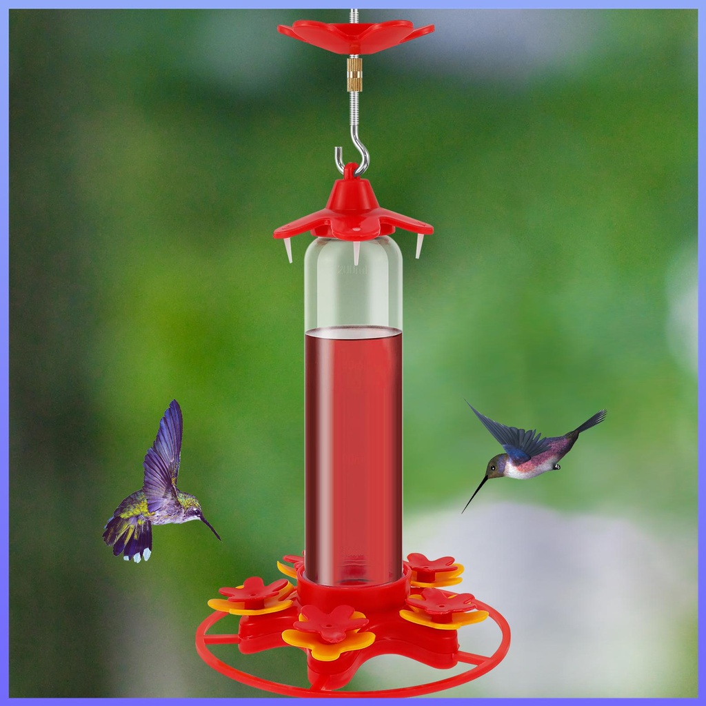 hummingbird-เครื่องให้อาหารนกฮัมมิ่งเบิร์ด-แบบ-5-พอร์ต-กันรั่วซึม-พร้อมมาตรวัด-10-ออนซ์-shopsbc0605