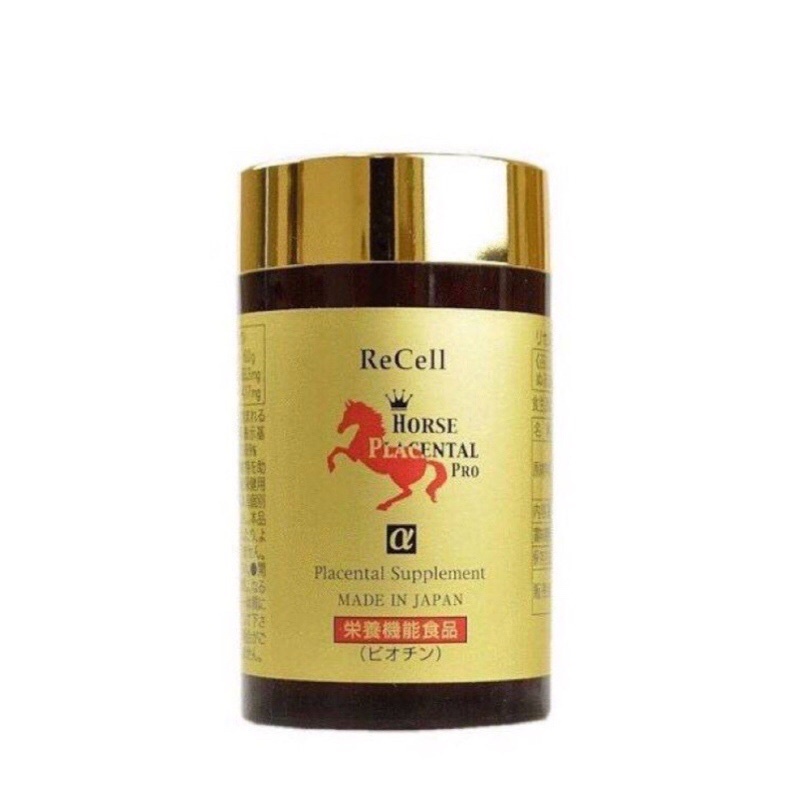 รกม้า-นำเข้าจากญี่ปุ่น-recell-horse-placenta-44-000mg-180เม็ด