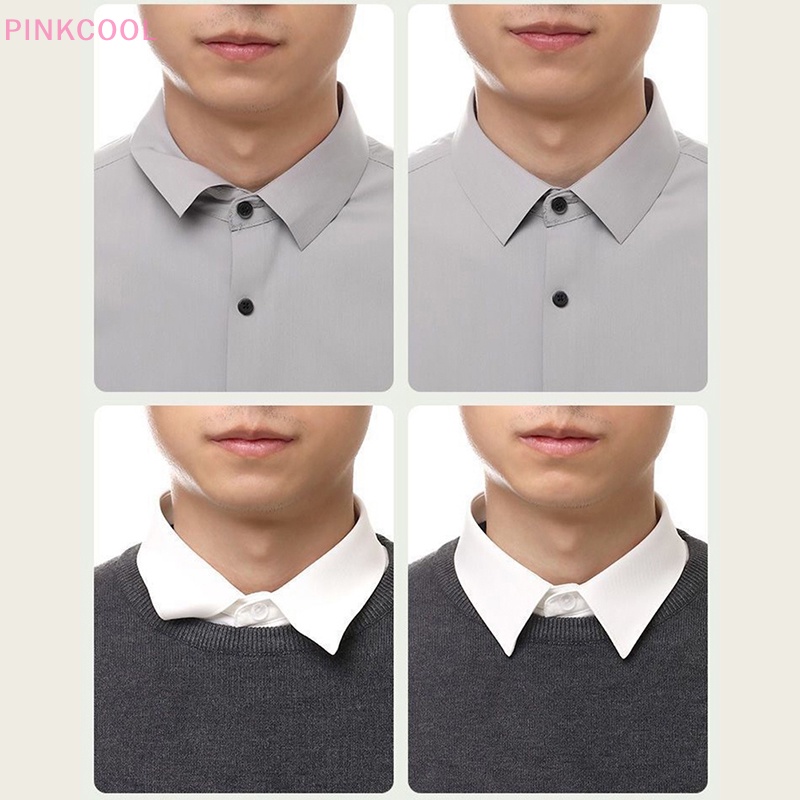 pinkcool-ขายดี-แผ่นรองคอเสื้อเชิ้ต-ไม่พันกัน-10-30-ชิ้น