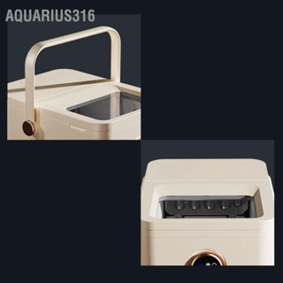  Aquarius316 เครื่องทำน้ำแข็งไฟฟ้าพร้อมที่จับเครื่องทำน้ำแข็งเสียงรบกวนต่ำอัตโนมัติเต็มรูปแบบสำหรับปลั๊ก