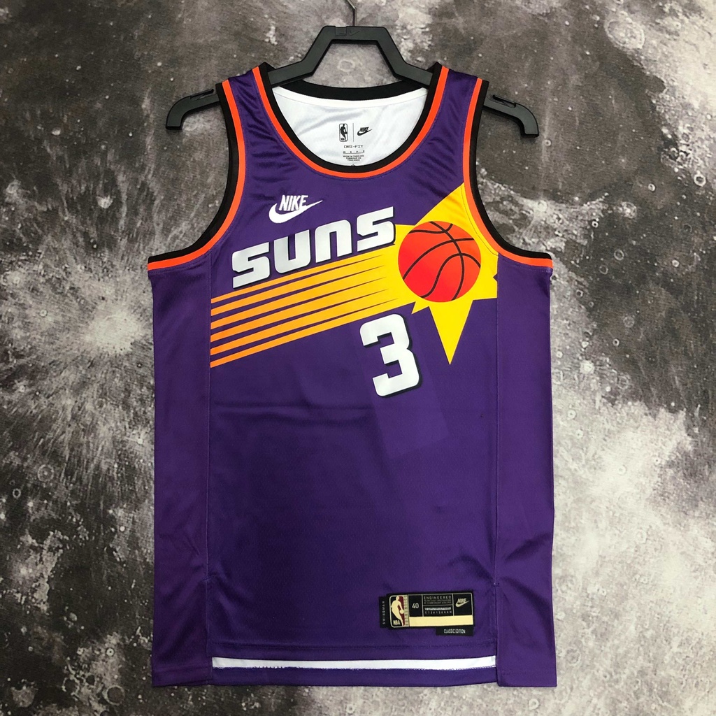 เสื้อกีฬาบาสเก็ตบอล-แขนกุด-ลายทีม-chris-paul-22-23-season-phoenix-suns-เบอร์-3-สําหรับผู้ชาย