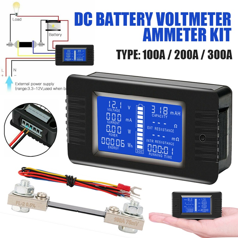 DC 0-50V Analog Voltmeter Panel Meter – SO45 Style, Direct Connect, 1000V Rated 6 thumbnail image