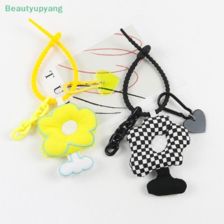 [Beautyupyang] พวงกุญแจ จี้รูปดอกไม้ สตรอเบอร์รี่น่ารัก สีสันสดใส สําหรับเด็กผู้หญิง