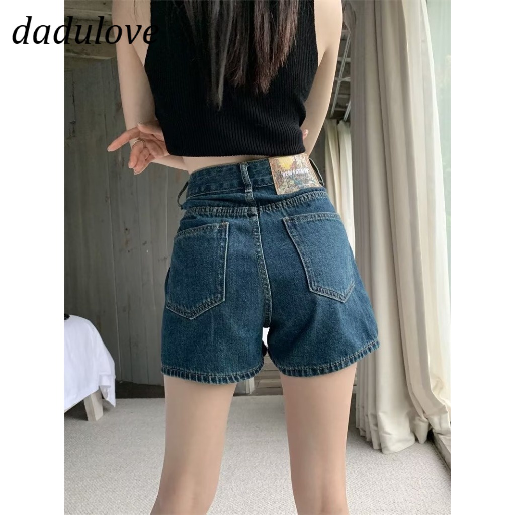 dadulove-new-korean-version-of-ins-high-street-retro-denim-shorts-niche-high-waist-wide-leg-pants-hot-pants