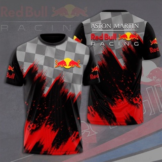 ใหม่ เสื้อยืดแขนสั้น พิมพ์ลาย Red Bull F1 Racing Teams แฟชั่นฤดูร้อน สําหรับเด็กผู้ชาย 2022