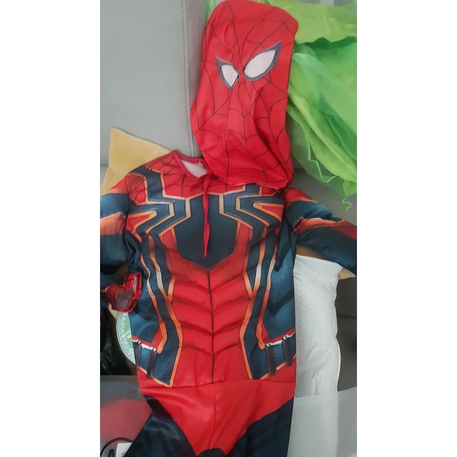 ชุดจั๊มสูท-ชุดคอสเพลย์-marvel-superhero-spider-man-เหมาะกับปาร์ตี้ฮาโลวีน-สําหรับเด็กผู้ชาย