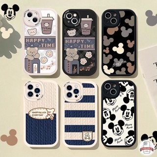 เคสโทรศัพท์มือถือ Tpu แบบนิ่ม ลายการ์ตูนมิกกี้ เมาส์ สําหรับ ไอโฟน 11 Pro Max 14 Pro Max 13 XR X XS Max 7 6s 8 6 Plus 7Plus SE 2020