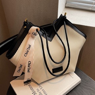 Large Capacity Bag 2023 Spring and Summer New Womens Bag Casual All-match Cork Bag Commuter Shoulder Bag Student Tote Bag