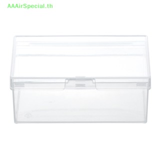 Aaairspecial กล่องพลาสติกใส ทรงสี่เหลี่ยม พร้อมฝาปิด สําหรับเก็บสะสม