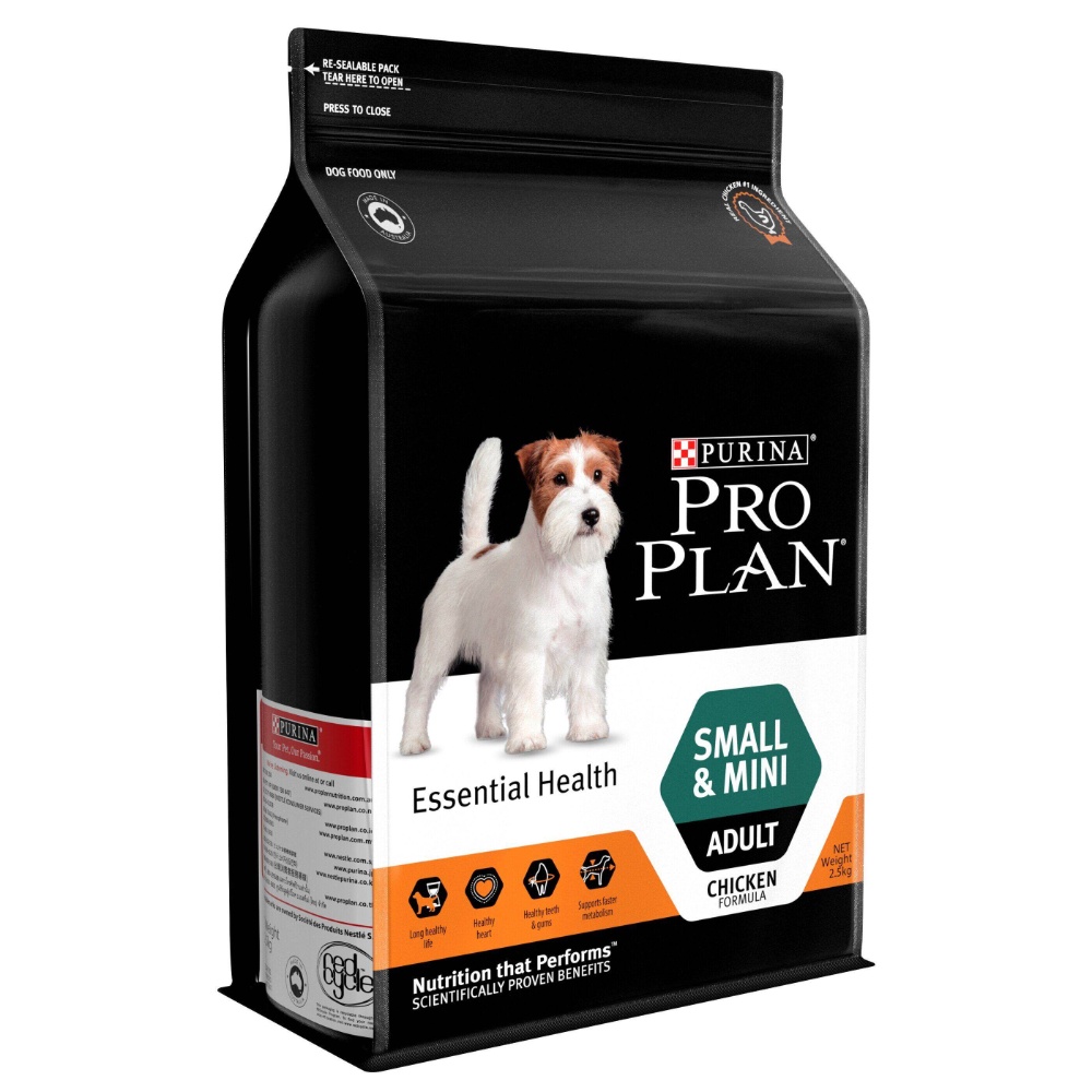 purina-proplan-เพียวริน่า-โปรแพลน-สุนัขโต-พันธุ์เล็กและพันธุ์ตุ๊กตา-สูตรไก่-2-5kg