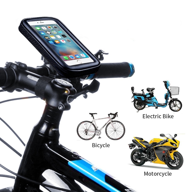 กระเป๋าใส่โทรศัพท์มือถือ-กันน้ํา-อุปกรณ์เสริม-สําหรับติดแฮนด์บาร์รถจักรยาน-รถจักรยานยนต์