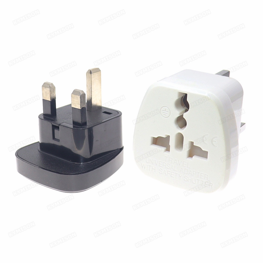 Universal AU US EU to UK Plug 2 in 1 International Travel Power Charger