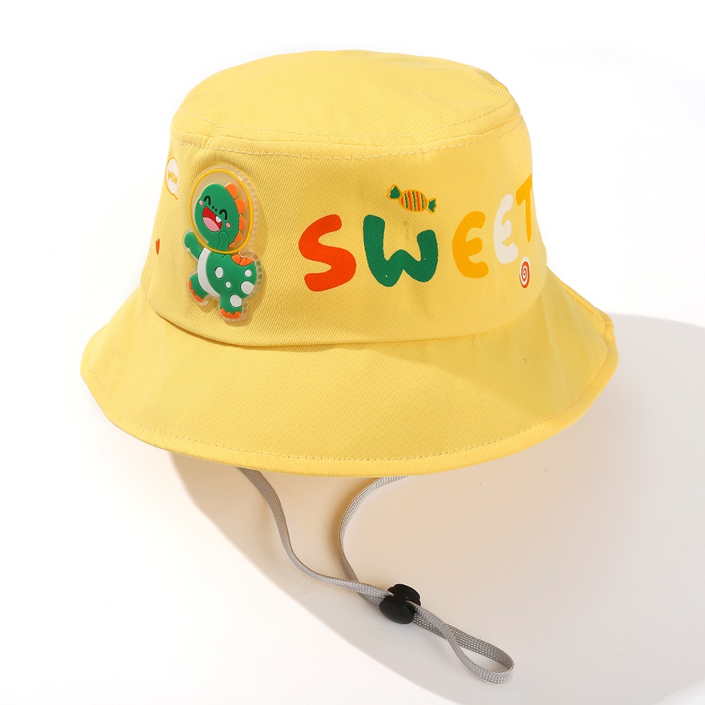 หมวกเด็ก-หมวกบักเก็ตเด็ก-รอบหัว-52-56cm-ลายไดโนเสาร์