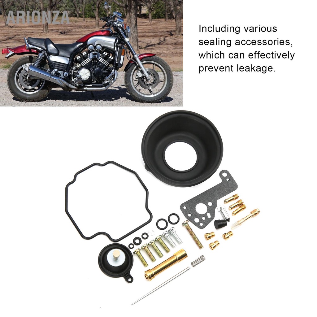 arionza-คาร์บูเรเตอร์-rebuild-kit-carb-overhaul-อุปกรณ์ซ่อม-fit-สำหรับ-yamaha-vmax-v-max-1200-vmx12